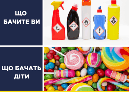 Що робити при отруєнні дітей побутовими речовинами